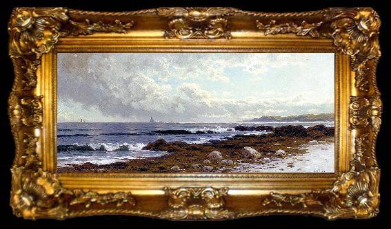 framed  Alfred Thompson Bricher Along the Coast, ta009-2